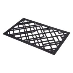 Lines Fußmatte, 45 x 75 cm, Schwarz -Heimtextilien TICA Doormat Lines 00661 45x75 5710555006611 b