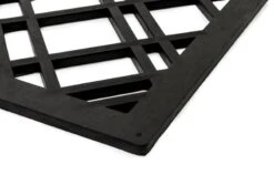 Lines Fußmatte, 45 x 75 cm, Schwarz -Heimtextilien TICA Doormat Lines closeup