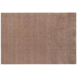 Einfarbiger Uni Teppich, 90 x 130 Cm, Sand