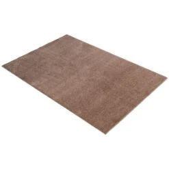 Einfarbiger Uni Teppich, 90 x 130 Cm, Sand -Heimtextilien TICA Floormat Dot 00669 90x130 5710555006697 b