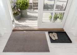 Einfarbiger Uni Teppich, 60 x 90 Cm, Sand -Heimtextilien TICA Floormat Unicolor 00588 60x90 5710555005881 e