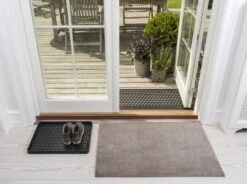 Einfarbiger Uni Teppich, 60 x 90 Cm, Sand -Heimtextilien TICA Floormat Unicolor 00588 60x90 5710555005881 f