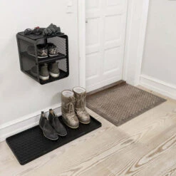 Lines Schuhabtropfschale, L, Schwarz 13 Lines Schuhabtropfschale, L, Schwarz -Heimtextilien TICA HALLWAY LARGE TRAY 600x