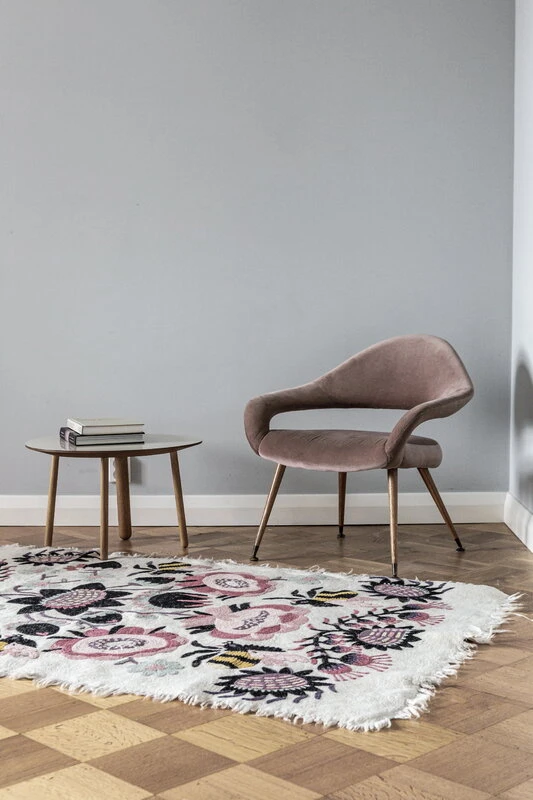 Bombroo Teppich, 125 x 185 cm, Hellrosa 7 Bombroo Teppich, 125 x 185 cm, Hellrosa – Bild 5