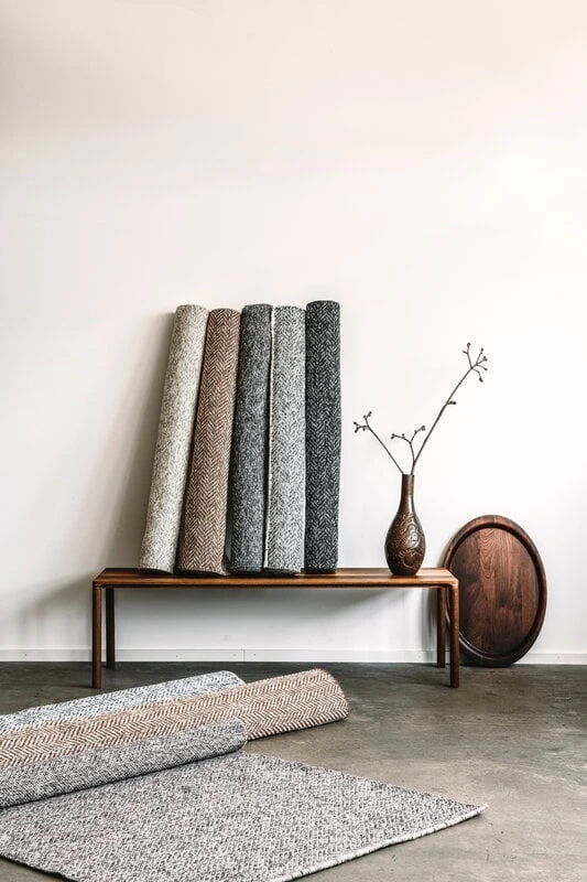 Duo Rae Teppich, Schwarz 5 Duo Rae Teppich, Schwarz – Bild 3