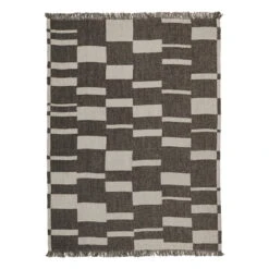 Oras Decke, 140 x 190 Cm, Schwarz – Natur 12 Oras Decke, 140 x 190 Cm, Schwarz – Natur -Heimtextilien anno 03 oras linen throw 140x190 black natural ee
