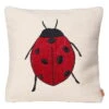 Ferm LIVING Forest Kissen Mit Stickerei, Marienkäfer -Heimtextilien fermLIVING ForestEmbroideredCushion Ladybird 1104264930 pack 1