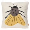 Ferm LIVING Forest Kissen Mit Stickerei, Falter -Heimtextilien fermLIVING ForestEmbroideredCushion Moth 1104264931 pack 1