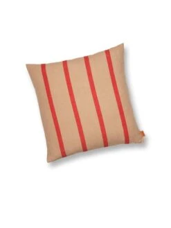 Ferm LIVING Grand Kissen, 50 X 50 Cm, Kamelbraun - Rot -Heimtextilien fermLIVING GrandCushion CamelRed pack 2