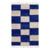 Ferm LIVING Mara Knüpfteppich, L, Hellblau - Cremeweiß -Heimtextilien fermLIVING MaraKnottedRugs Large BrightBlueOffWhite 1104264889 pack 1