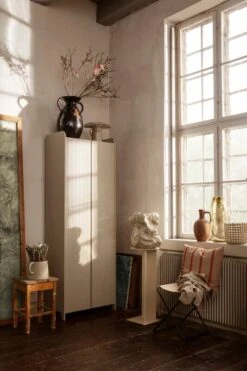 Ferm LIVING Grand Kissen, 50 X 50 Cm, Kamelbraun - Rot -Heimtextilien fermLIVING SillCupboardTall image 1