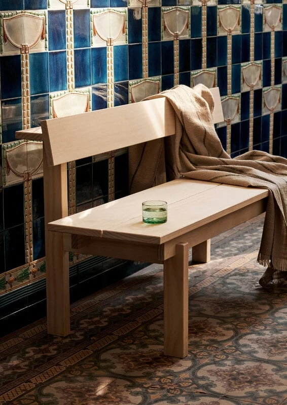 Ferm LIVING Calm Decke, 120 X 170 Cm, Kamelbraun - Schwarz 5 Ferm LIVING Calm Decke, 120 X 170 Cm, Kamelbraun - Schwarz – Bild 3