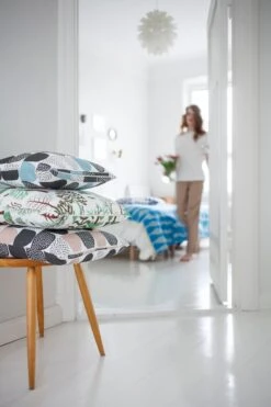 Kissenbezug Sokeri, Rosa -Heimtextilien kauniste pressphoto 2012ss print002 1