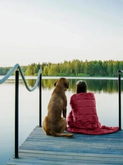 Kulkuri Decke, 130 X 190 Cm, Rot -Heimtextilien kulkuri burgundi