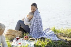 Tulppaani Decke, 130 X 180 Cm, Rosa – Blau -Heimtextilien lapuan kankurit tulppaani blanket rose blue kopio