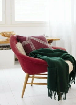 Uni Stola Mit Taschen, Forstgrün -Heimtextilien lapuan kankurit uni pocket shawl design team lapuan kankurit pysty