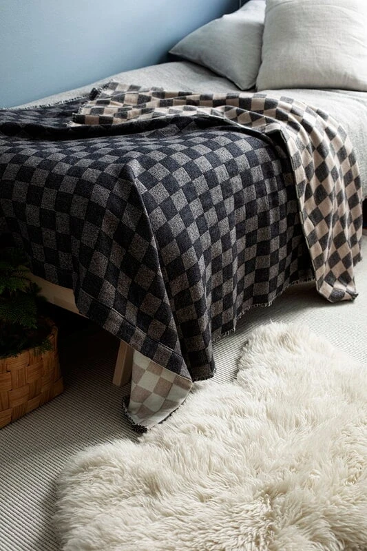 Shakki Überwurf, 130 X 180 cm, Beige - Schwarz - Weiß 4 Shakki Überwurf, 130 X 180 cm, Beige - Schwarz - Weiß – Bild 2