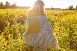 Kuutamo Überwurf, Beige - Gelb -Heimtextilien lapuankankurit kuutamo blanket beige yellow 2 0