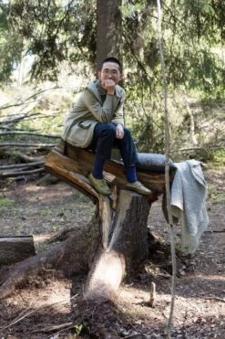 Metsä Kissenbezug, 45 X 45 Cm, Dunkelgrau -Heimtextilien lapuankankurit metsa cushion cover and blanket 2