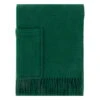 Uni Stola Mit Taschen, Forstgrün -Heimtextilien lapuankankurit uni pocket shawl forest green