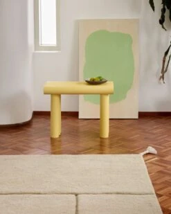 Line 01 Teppich -Heimtextilien line 01 wool shaggy rug interior winter close