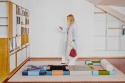 Sitzkissen, 60 X 60 Cm, Beige - Himmelblau 11 Sitzkissen, 60 X 60 Cm, Beige - Himmelblau -Heimtextilien main kamppis flat 1