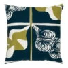 Marimekko Rukinlapa Kissenbezug, 50 X 50 Cm, Dunkelblau - Olivgrün - Baumw -Heimtextilien marimekko MA071944 560 MM 224 rukinlapa cushion cover 50x50 071944 560 kb