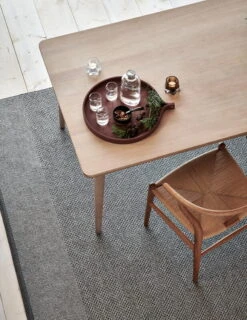 Edit Teppich, 140 X 200 Cm, Schwarz -Heimtextilien pappelina edit black livningroom winter2 creative