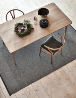 Edit Teppich, 140 X 200 Cm, Schwarz -Heimtextilien pappelina edit black livningroom winter creative