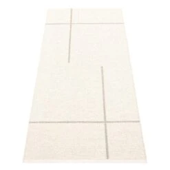 Fred Teppich, 70 x 180 cm, Leinen – Vanille -Heimtextilien pappelina fred fr9f718 back