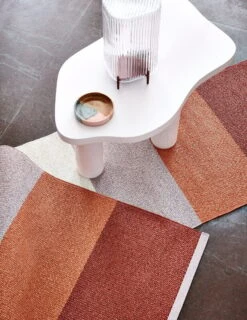 Kim Teppich, 70 X 240 Cm, Ziegelrot -Heimtextilien pappelina kim brick closeup 2 creative 1