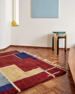 Path 01 Teppich -Heimtextilien path 01 wool shaggy rug interior winter close