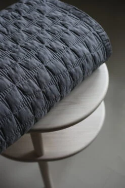 Bettüberwurf Tuike, 160 X 260 Cm, Dunkelgrau -Heimtextilien tuike darkgrey