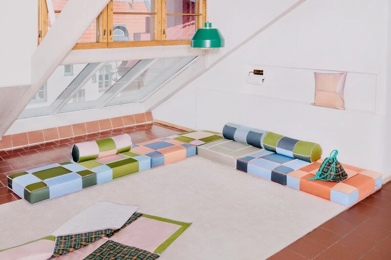 Sitzkissen, 60 X 60 Cm, Granit 6 Sitzkissen, 60 X 60 Cm, Granit – Bild 4