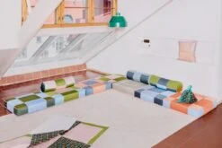 Sitzkissen, 60 X 60 Cm, Smaragdgrün -Heimtextilien wide 001 flat4 copy Ville Varumo