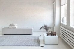 Grid Teppich, Weiß - Hellgrau 12 Grid Teppich, Weiß - Hellgrau -Heimtextilien wn grid 4413