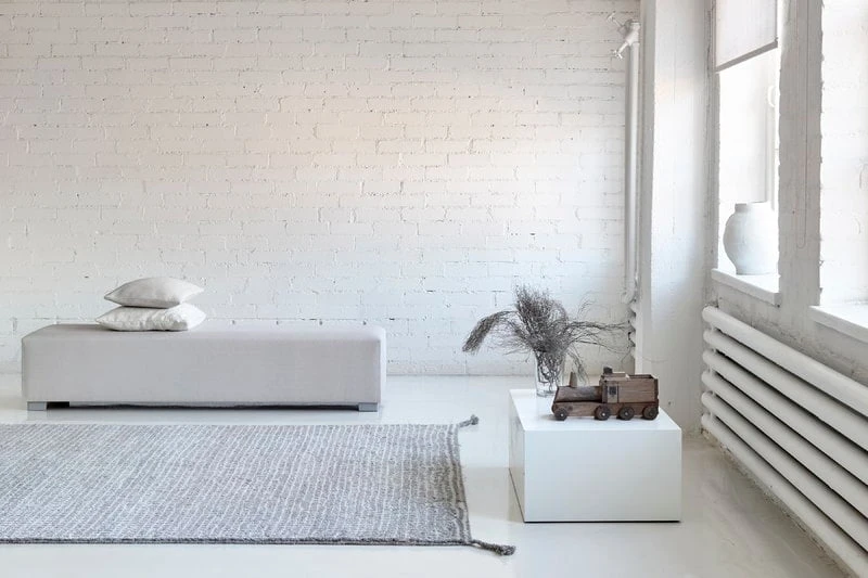 Grid Teppich, Weiß - Hellgrau 7 Grid Teppich, Weiß - Hellgrau – Bild 5