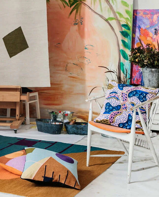 Zeniitti Kissenbezug 50 X 50 Cm, Rosa – Braun 4 Zeniitti Kissenbezug 50 X 50 Cm, Rosa – Braun – Bild 2